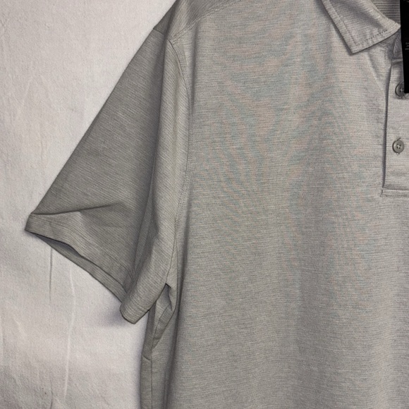 Lululemon Men’s Grey Stripped Evolution Polo Size XL - Picture 5 of 8